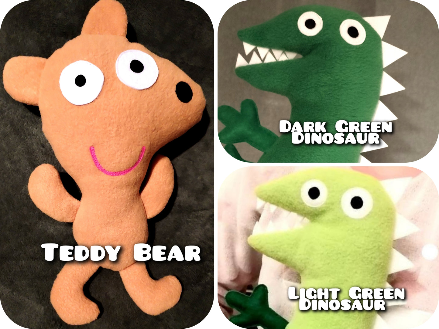 Mr. Dinosaur or Teddy bear