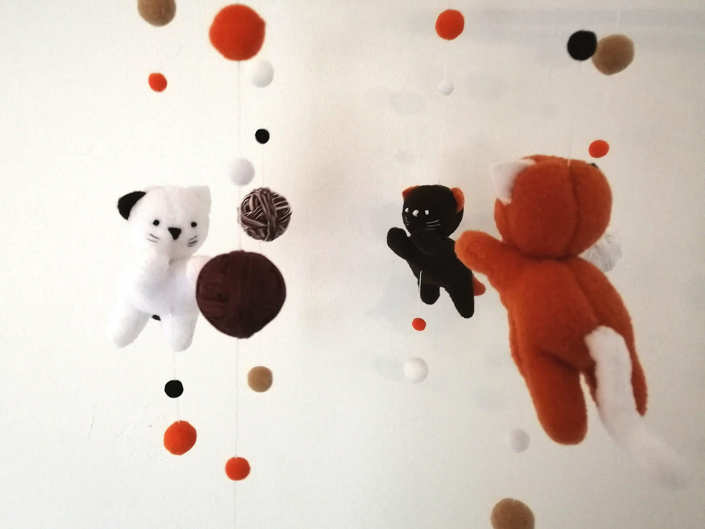 Baby mobile, Cats, baby room, newborn