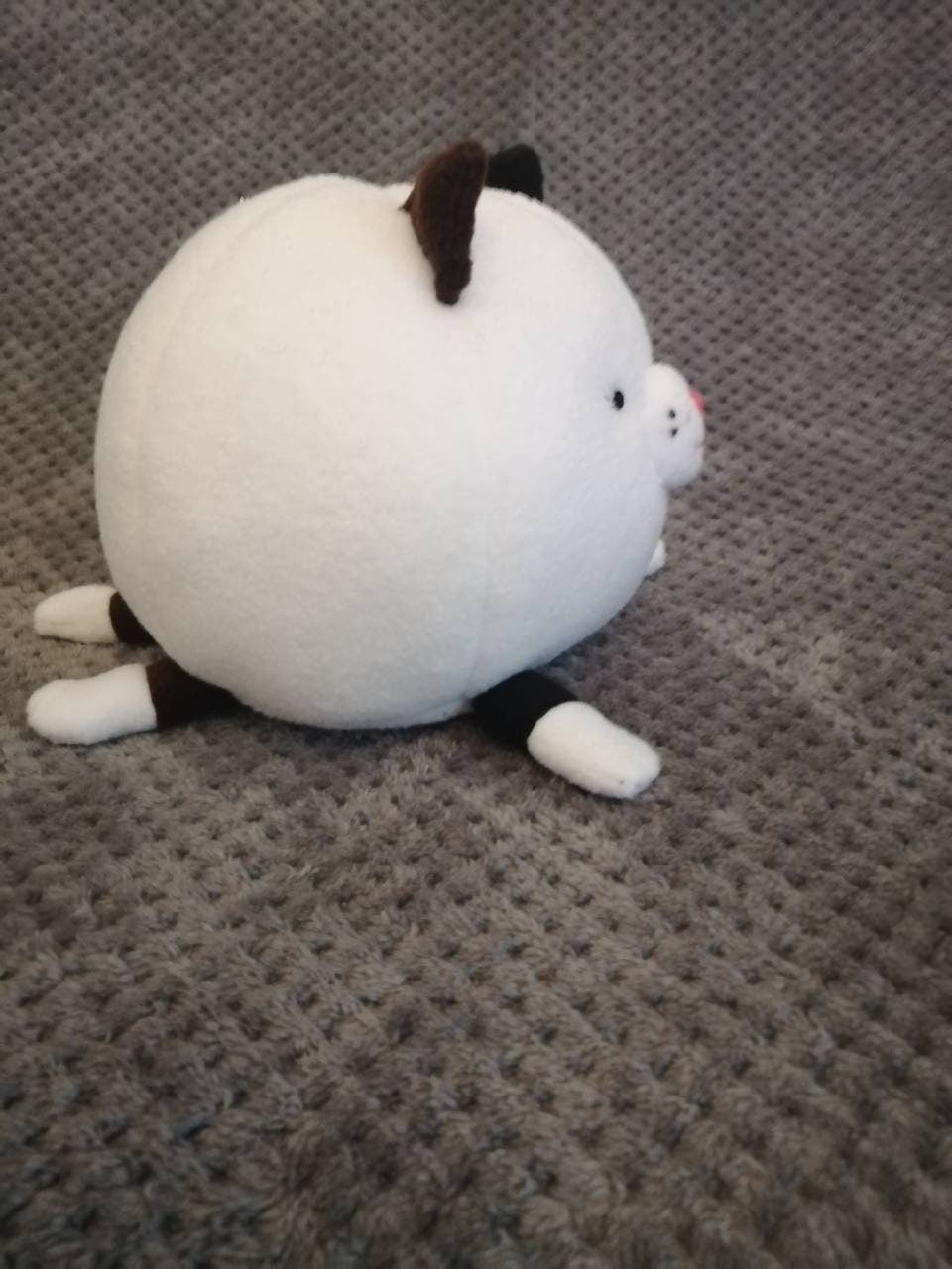 Cat with tree baby kittens, pregnant stuffed animal, soft toy