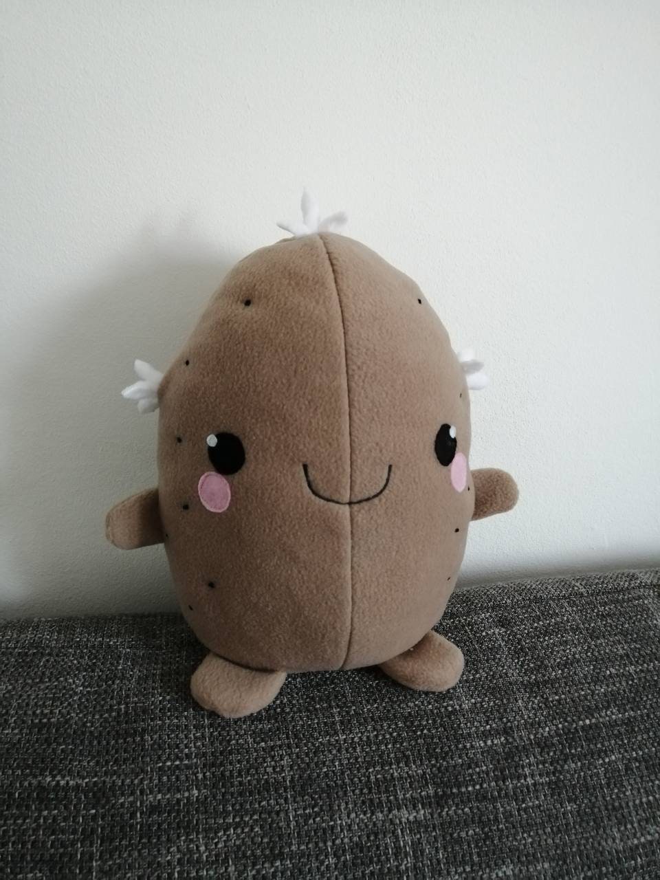 Cute Potato Toy Squishmallow style , Soft Toy, Potato toy, stuffed toy