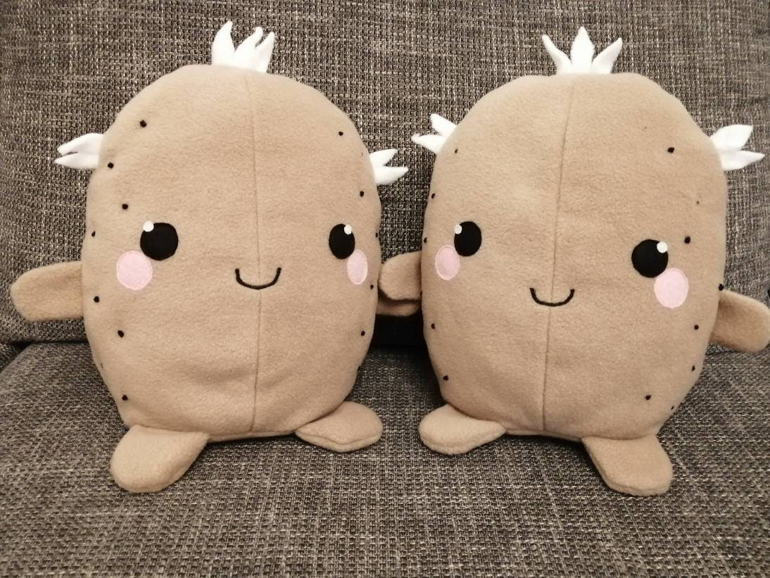 Cute Potato Toy Squishmallow style , Soft Toy, Potato toy, stuffed toy