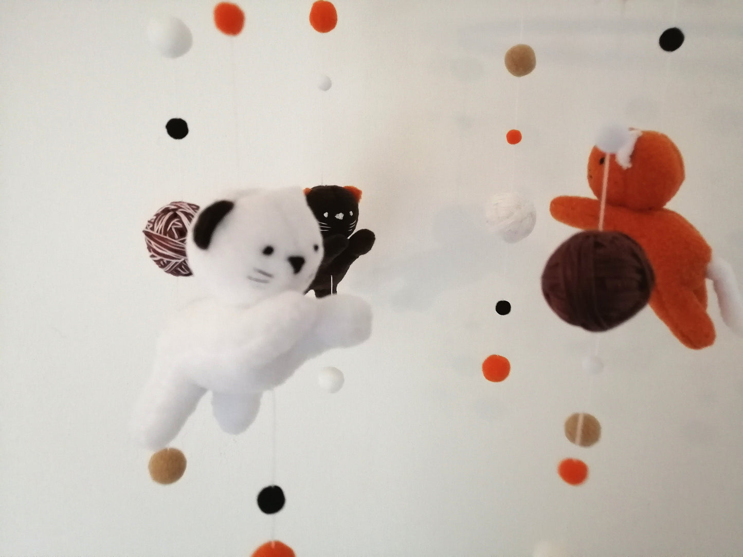 Baby mobile, Cats, baby room, newborn