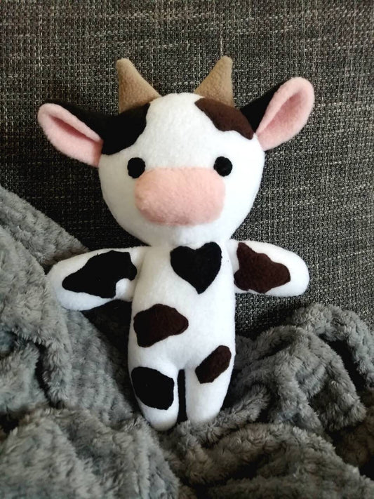 Plushie Cow stuffed animal 25cm.