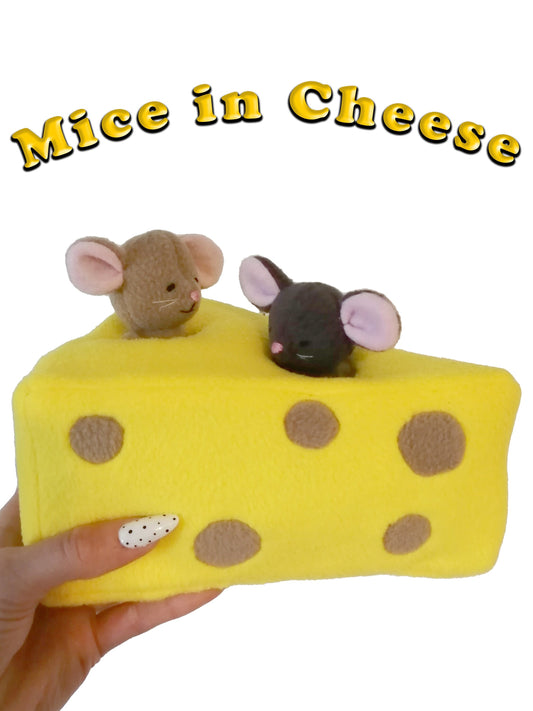 Mice in Cheese cute soft toy
